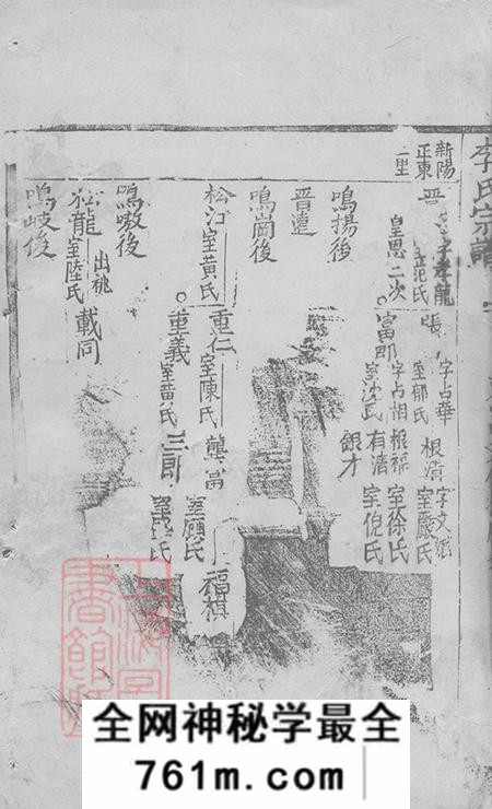 上海崇明正德堂李氏宗谱不分卷