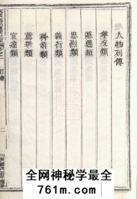永康永康李氏总祠主录八卷