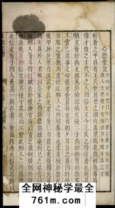 遂昌王氏宗谱