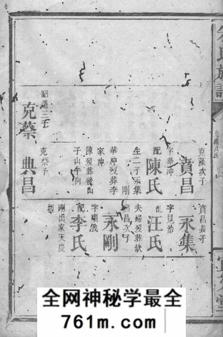 巴陵宜文堂朱氏族谱