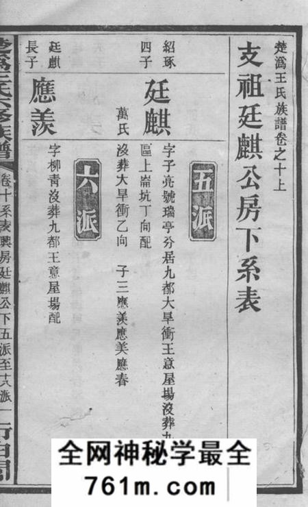 长沙衍白堂楚沩王氏族谱