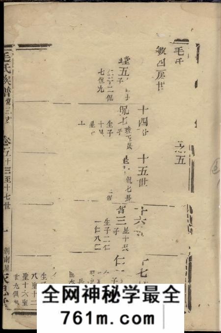 馀姚永思堂毛氏永思堂族谱