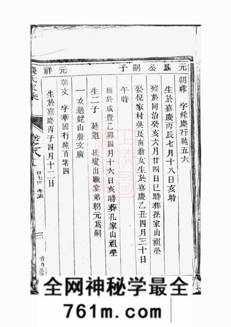 [出版地不祥]南朱钱氏重修族谱