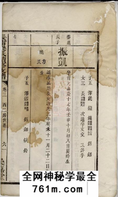 长宁柔嘉堂长宁樊氏续修支谱