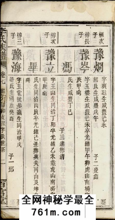华容百宦堂李氏族谱