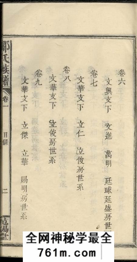江西、湖南范阳堂邹氏族谱二十一卷