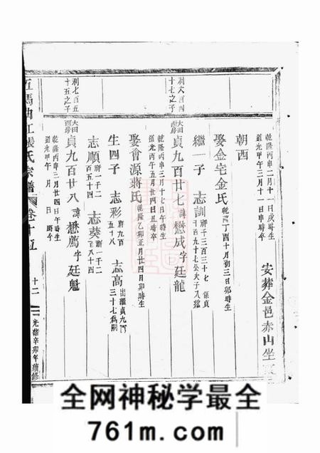 东阳五马曲江张氏宗谱