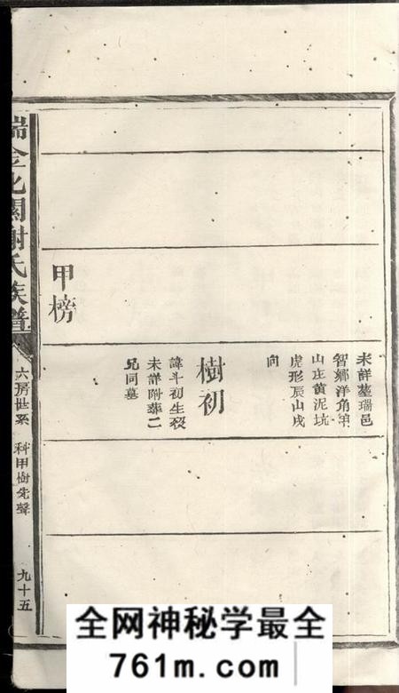 江西瑞金瑞金北关谢氏宗谱不分卷