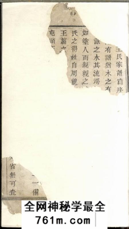 屯头屯头王氏宗谱