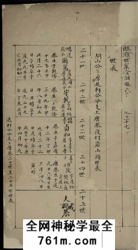 临濮临濮世叶金渊施氏宗谱