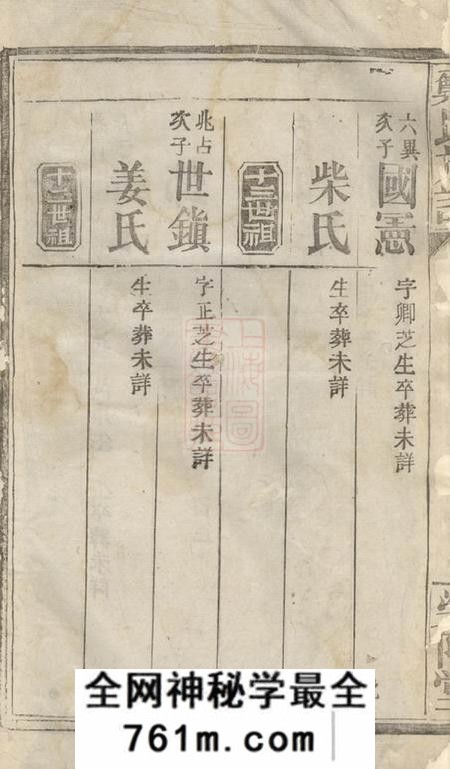 荥阳堂郑氏族谱