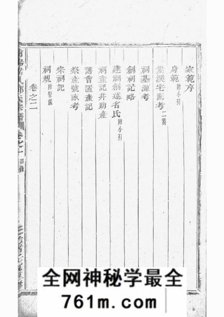 浦阳永思堂嵩溪邵氏宗谱四卷