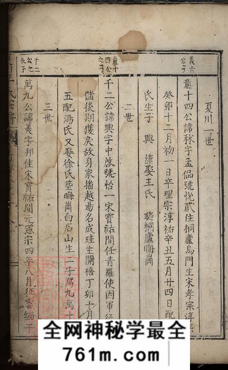浙江桐庐夏川李氏宗谱