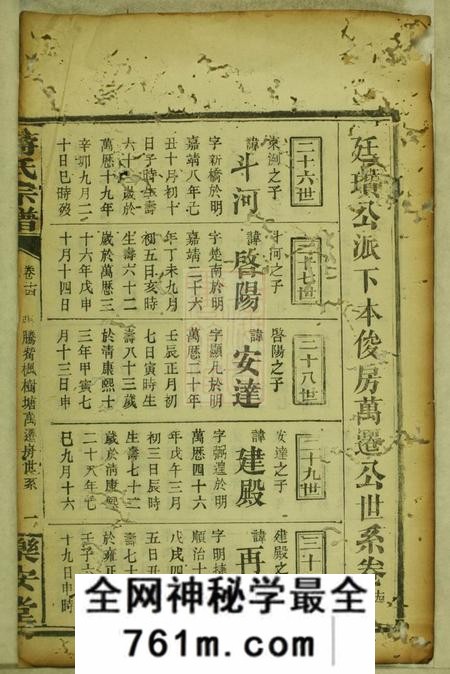 乐安堂蒋氏续修宗谱