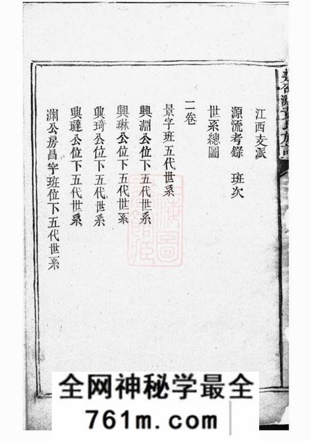 邵阳楚邵墨溪黄氏族谱十卷