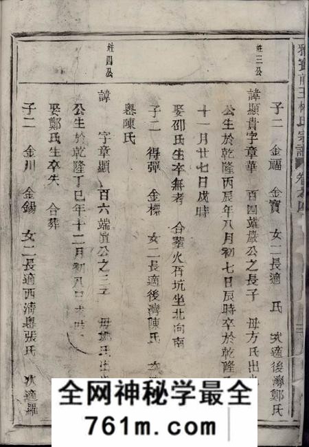 温州雅宝前王林氏宗谱