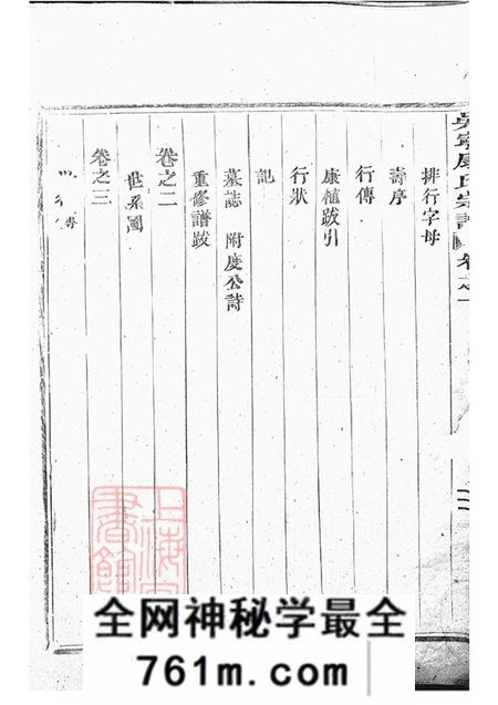 浙江东阳吴宁吴宁康氏宗谱四卷