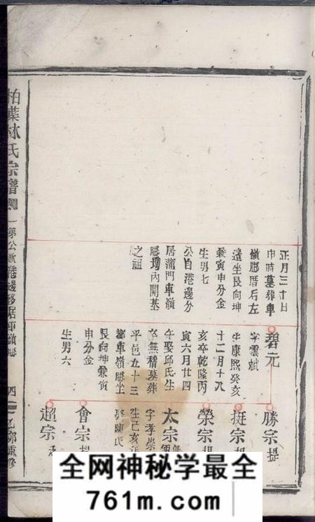 温州等栢叶林氏宗谱
