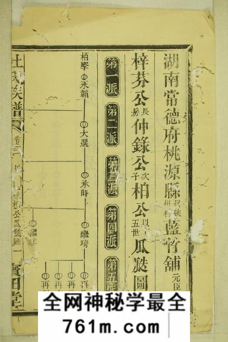 桃源宝田堂杜氏族谱