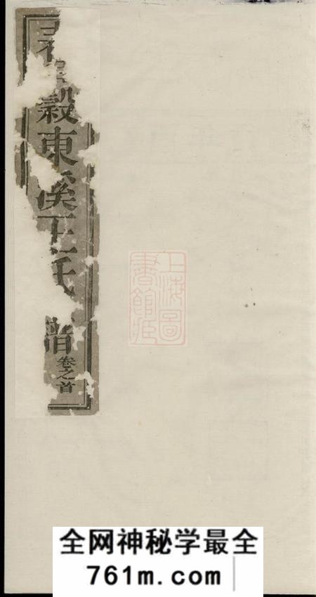 太平春□东溪王氏续修族谱二十八卷首一卷