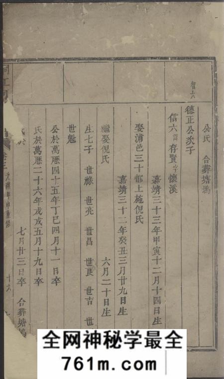桐庐敦叙堂桐江何氏宗谱