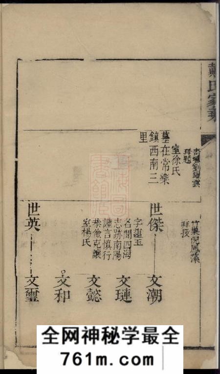 戴氏家乘不分卷