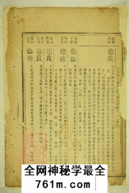 湖南南郭南郭李氏宗谱不分卷