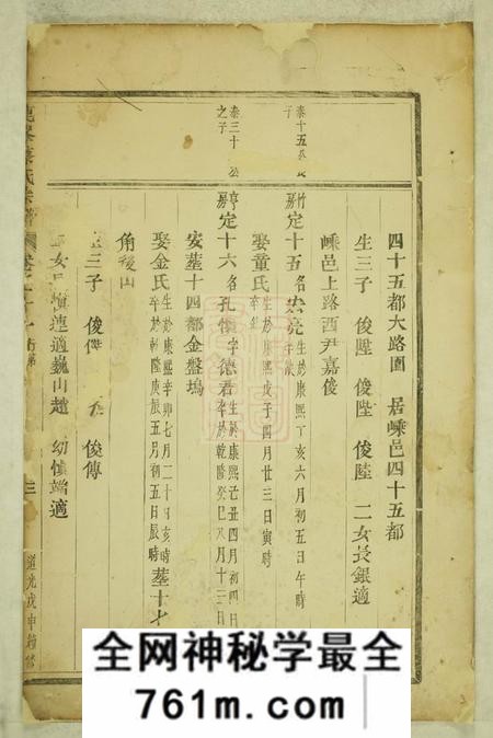 东阳鹿峰蔡氏宗谱