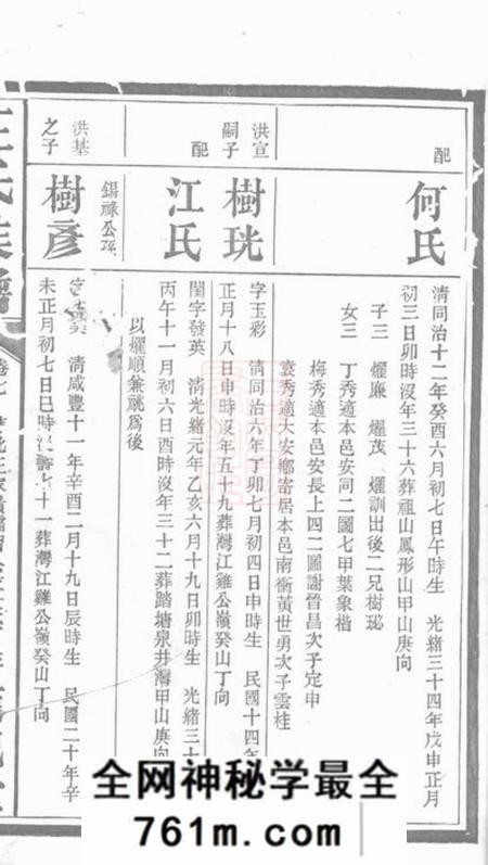 萍乡笃亲堂王氏族谱