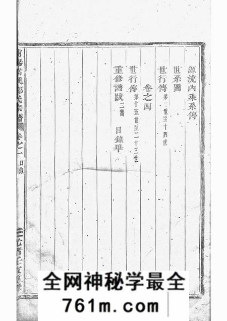 浦阳永思堂嵩溪邵氏宗谱四卷