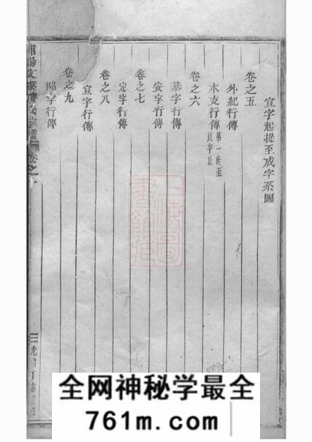 浦阳浦阳文溪楼氏宗谱十三卷