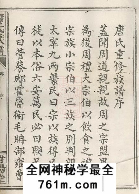 浏阳晋阳堂唐氏族谱二十卷