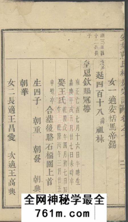 东阳安如蒋氏梅房宗谱