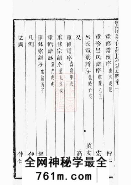 诸暨维则堂暨阳开化吕氏宗谱二十八卷
