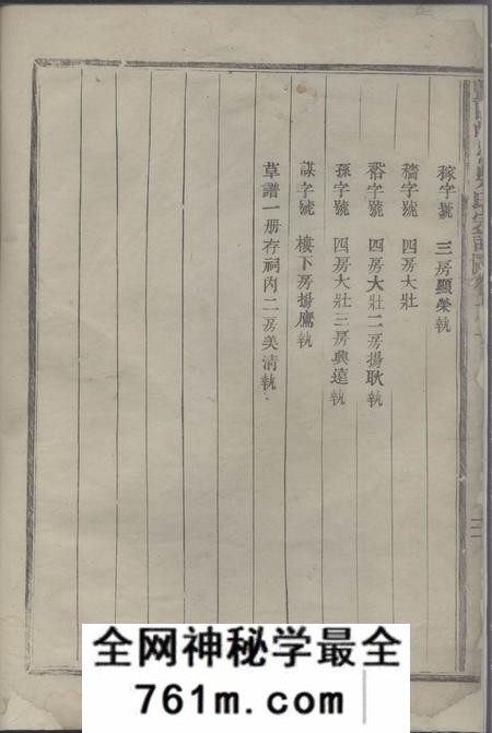 暨阳暨阳峡岭吴氏宗谱十卷