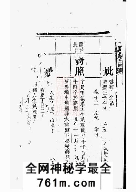 华容陇西堂李氏族谱九卷首一卷