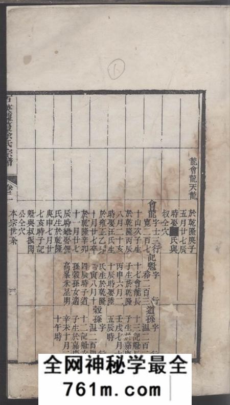 遂安石英萝蔓余氏宗谱