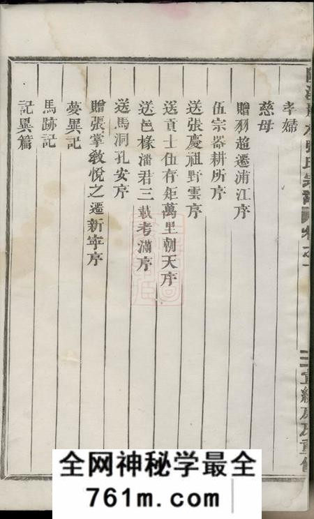 浦阳隆溪丽水张氏宗谱五卷首一卷