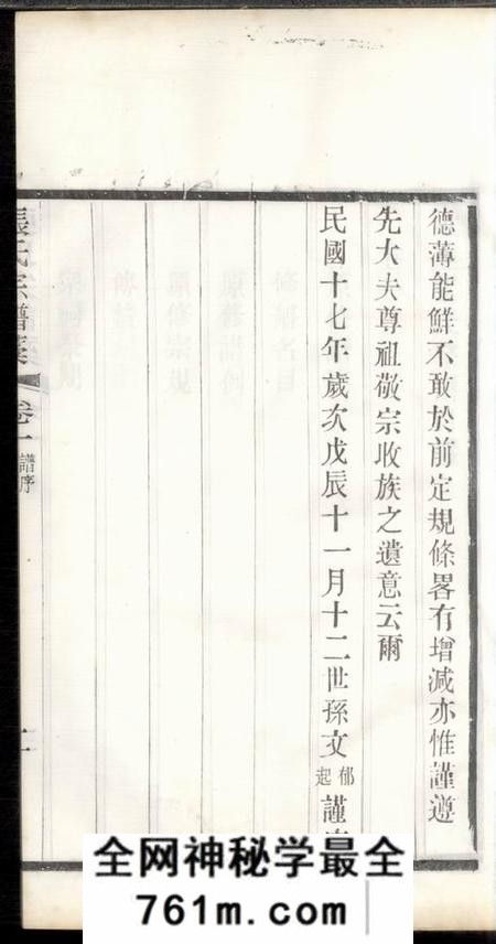 武进亦政堂武进张氏宗谱稿四卷