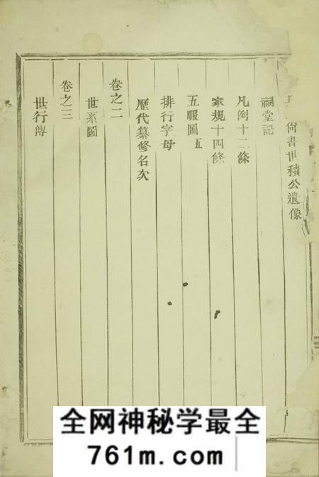 义乌竹溪任氏宗谱六卷