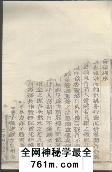 丽水李氏宗谱