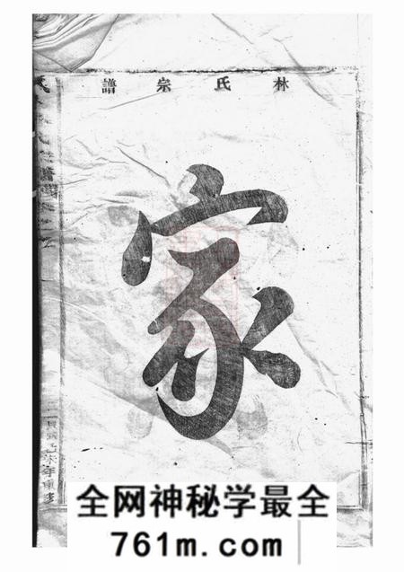 东阳风节林氏宗谱三卷