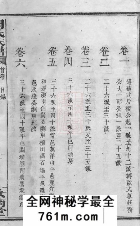 周氏族谱二十七卷首二卷