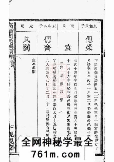 长沙亲亲堂高桥周氏三修族谱