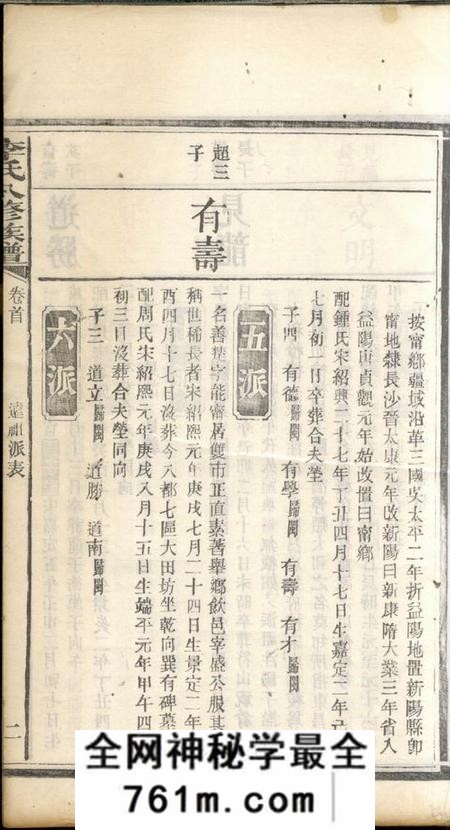宁乡陇西堂沩宁东城李氏族谱