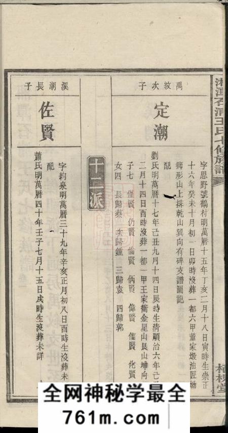 湘潭植槐堂湘潭石浦王氏七修族谱