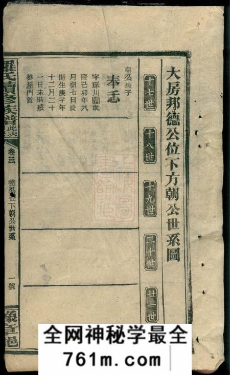 豫章堂罗氏续修族谱