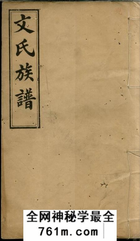萍乡绳武堂萍北桐田文氏族谱