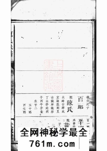 上杭武威堂廖氏族谱