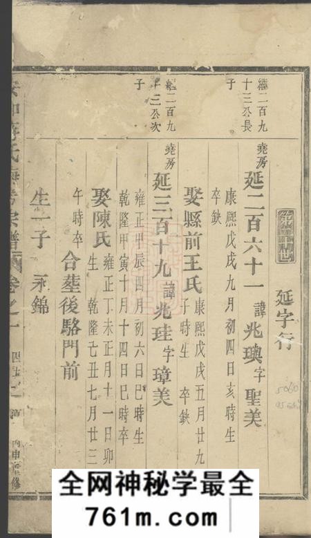 东阳安如蒋氏梅房宗谱